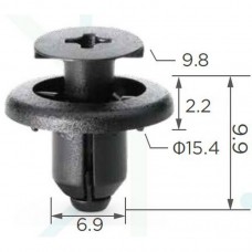 Клипса для Subaru Toyota -12653