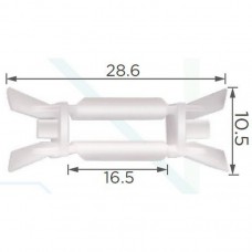 Клипса для Renault Clio Megane - 13467 - 7701204862 