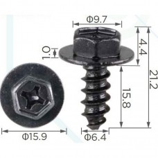 Винт с Звёздчатой Головкой Trifon 6,3x16 мм для Toyota Lexus - 13447 - 90159-C0036 