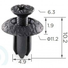 Клипса Toyota - 13931 - 90467-05063-C0, 90467-05063-B3 