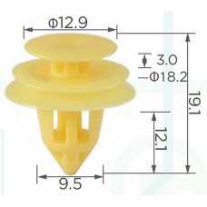 Клипса Двери для Toyota - 11294 - 90467-09215 