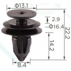 Клипса для Honda - 12111 - 90651-T3L-003