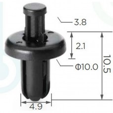 Клипса Амортизатора Переднего и Заднего для Subaru Forester 2007-2012 - 13437