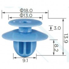 Клипса Mitsubishi - 13949 - Mu000977 