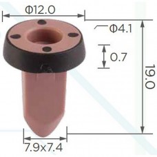 Клипса Винта 4,0 мм для VW Seat Audi Skoda - 13548 - N10507301 